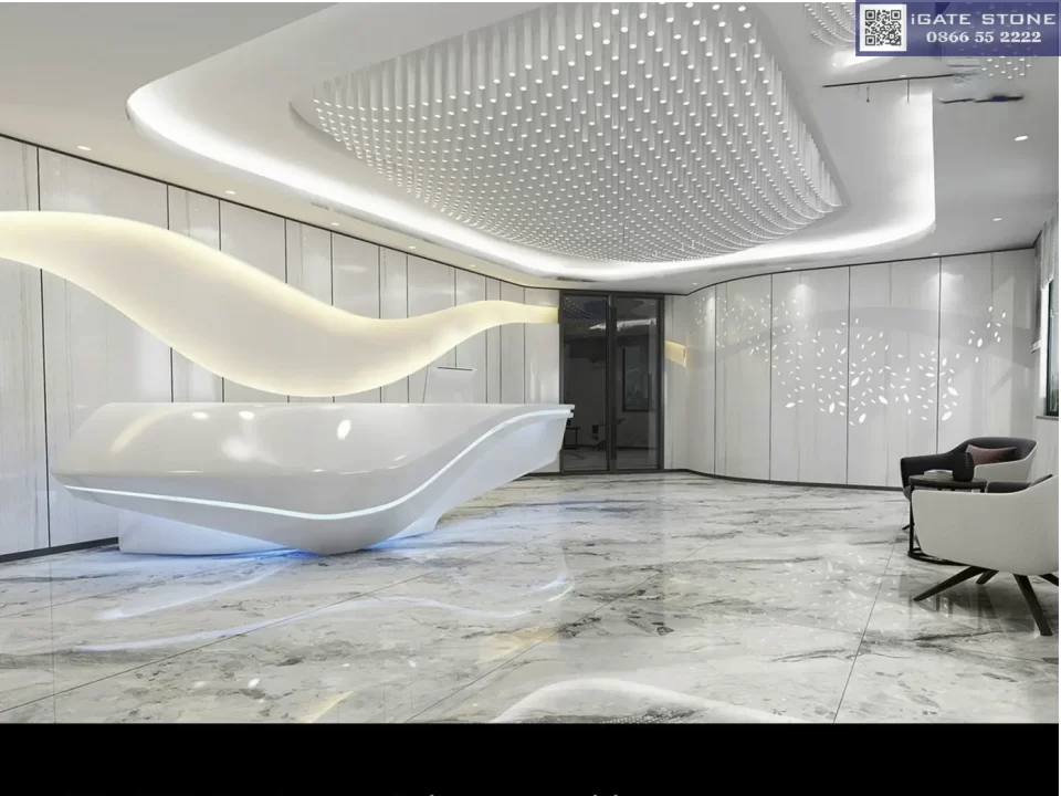 đá ốp lát phòng khách